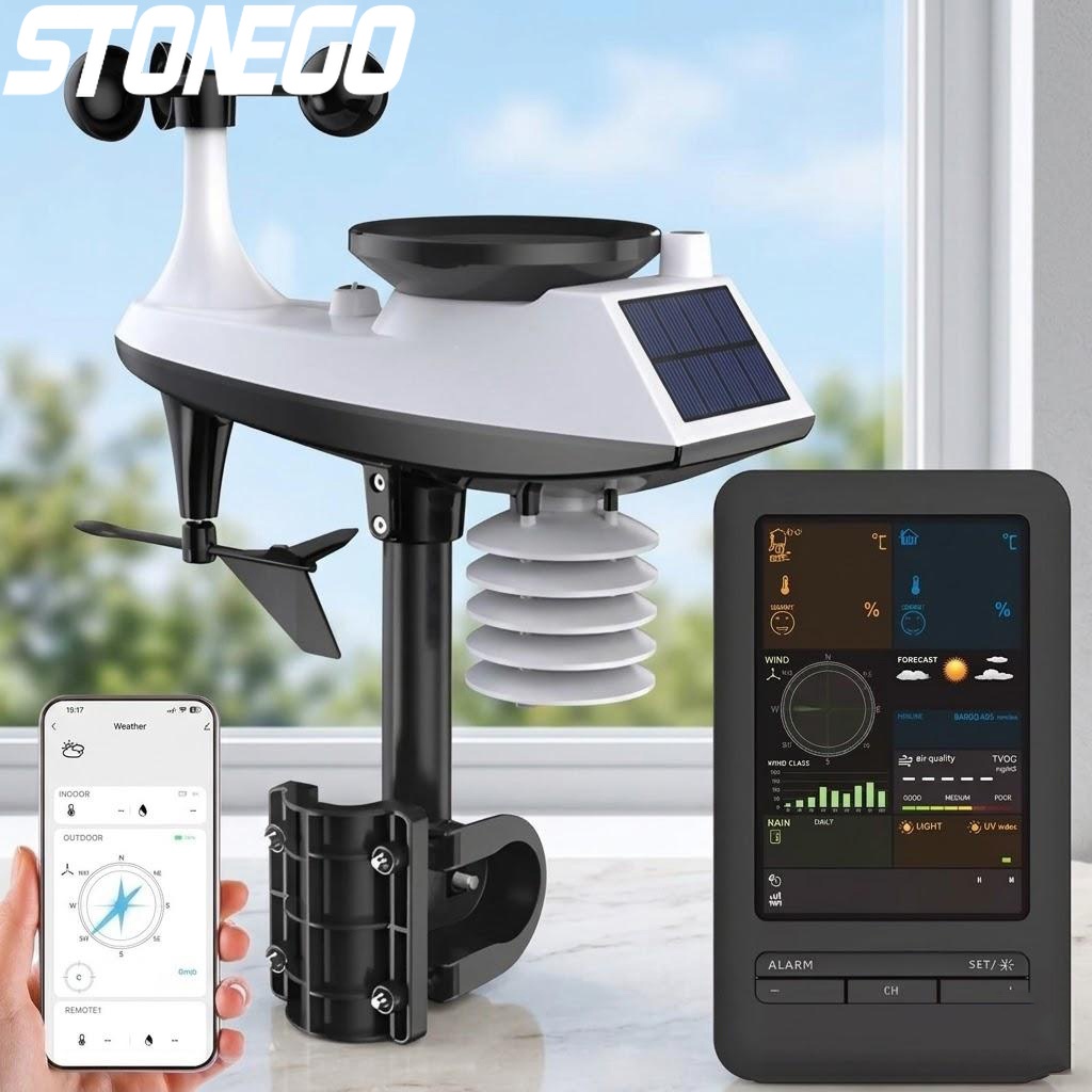 Woodworking Apps - Smart Home Weather Station Monitor with