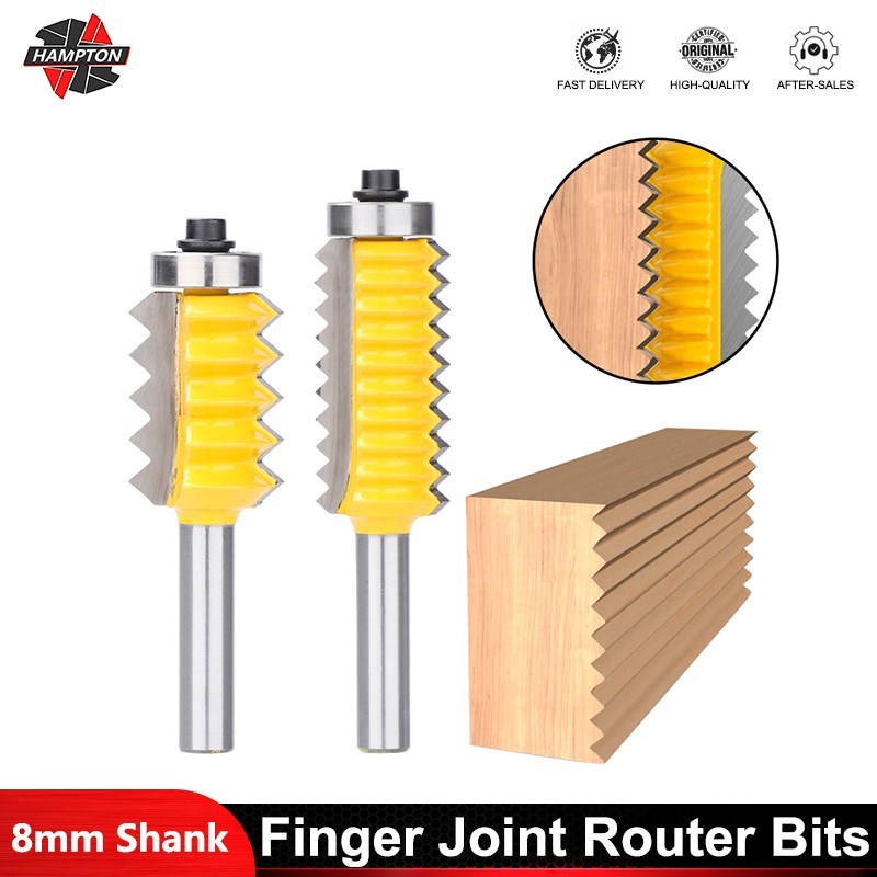 Woodworking Joint Types - 1PCS 8mm Shank Finger Joint Glue