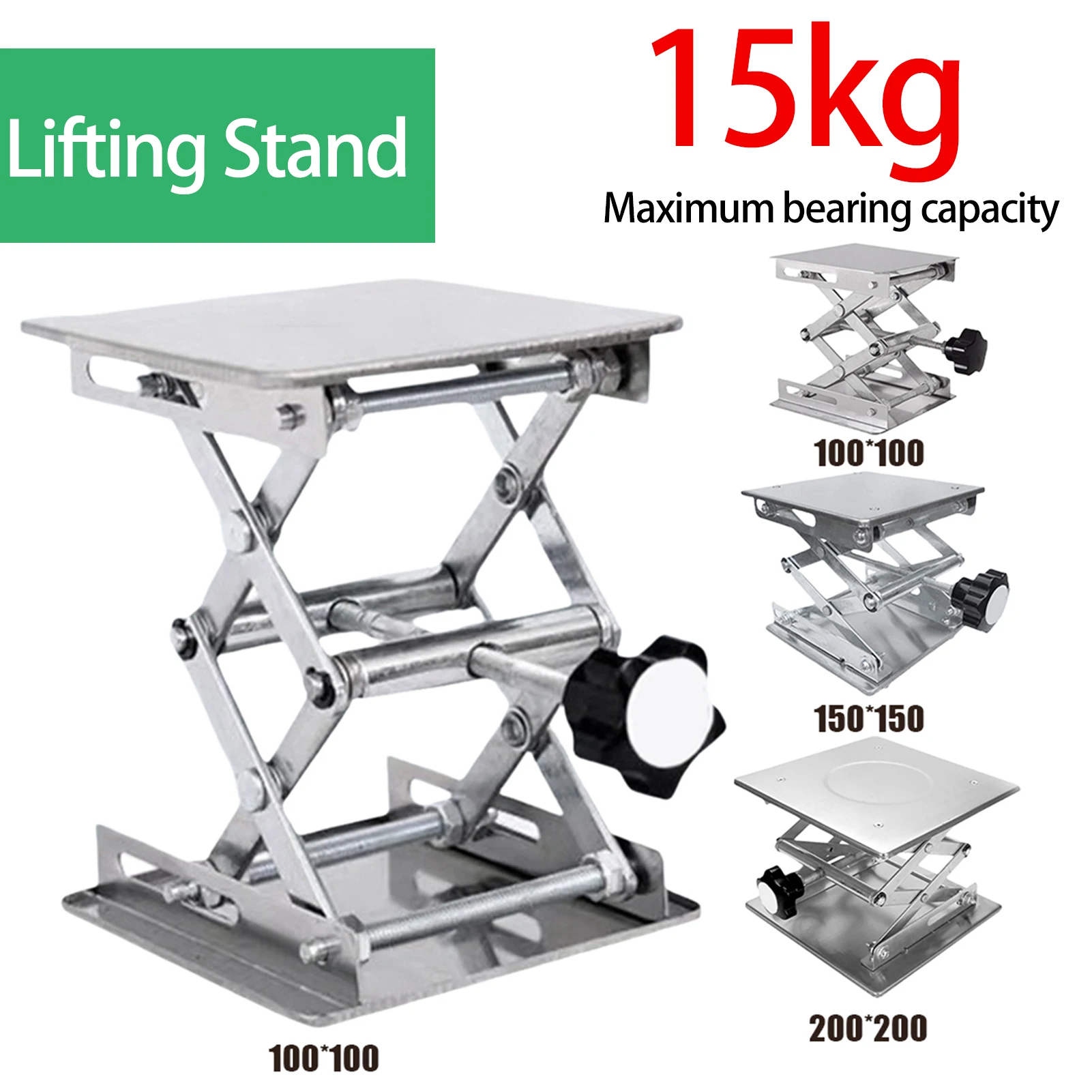 Woodworking Plan - Lift Table Lab Plate Jack Scissor