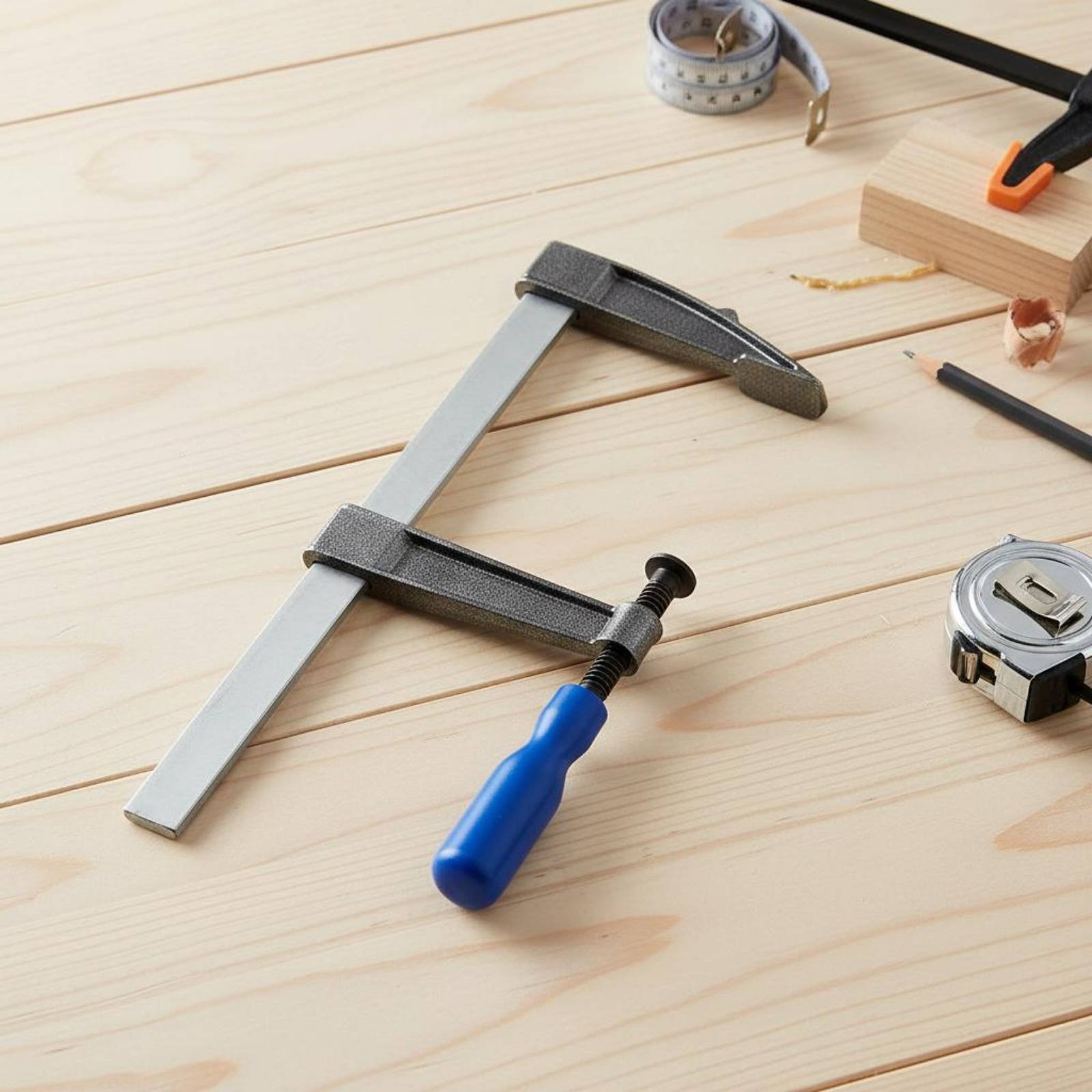 Woodworking And Carpentry - F-Clamp Effortless Adjustment Carpentry F-Clamp Clamping