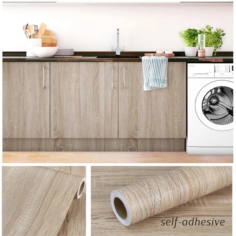 Woodworking Plan - 40cm PVC Self Adhesive Wallpaper Home