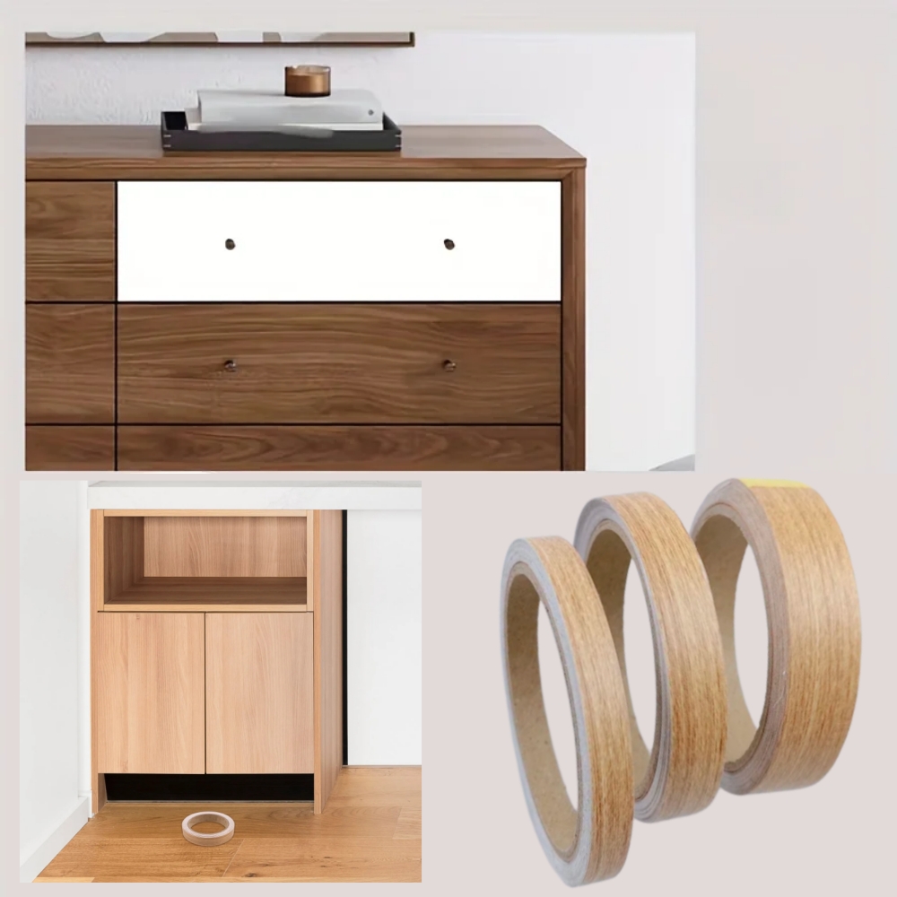 Woodworking Plan - 1pc 10mX1/1.5/2cm Wood Grain PVC Edge