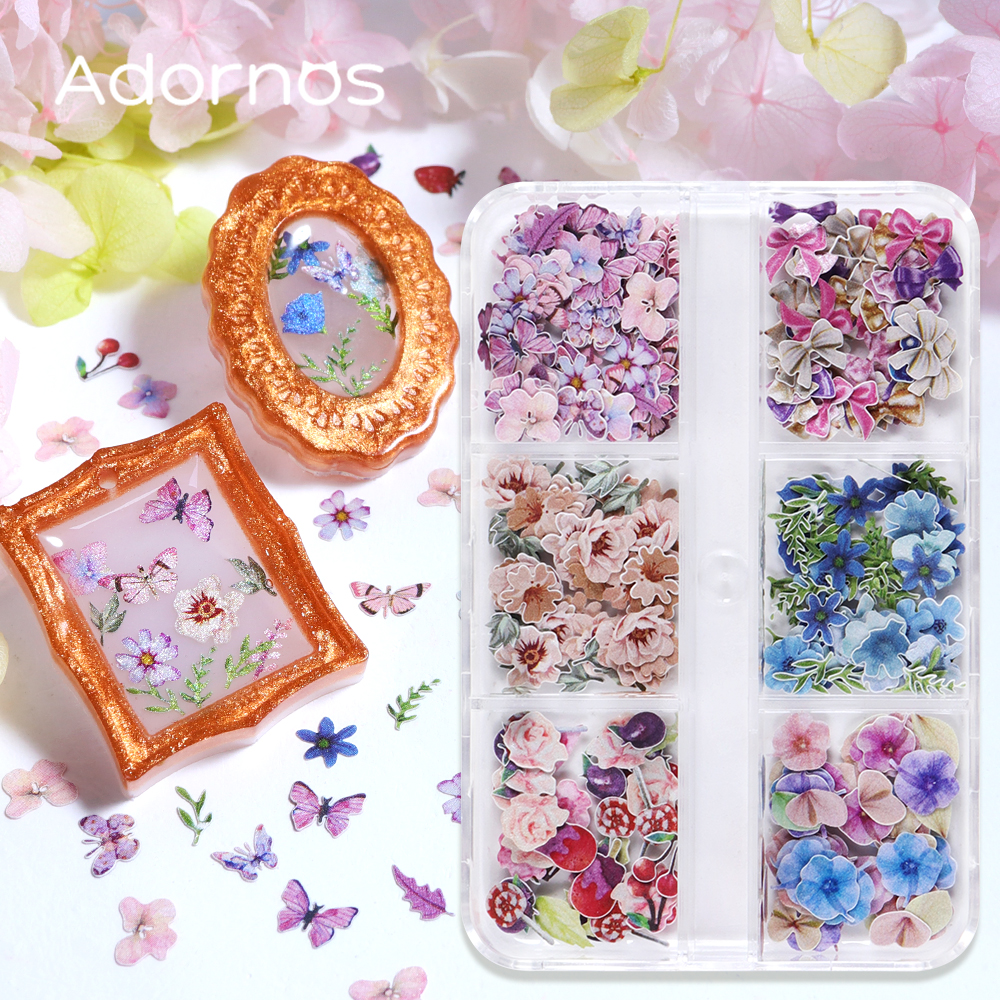 Woodworking Epoxy - 180pcs/box Wood Pulp Flowers Chips Epoxy