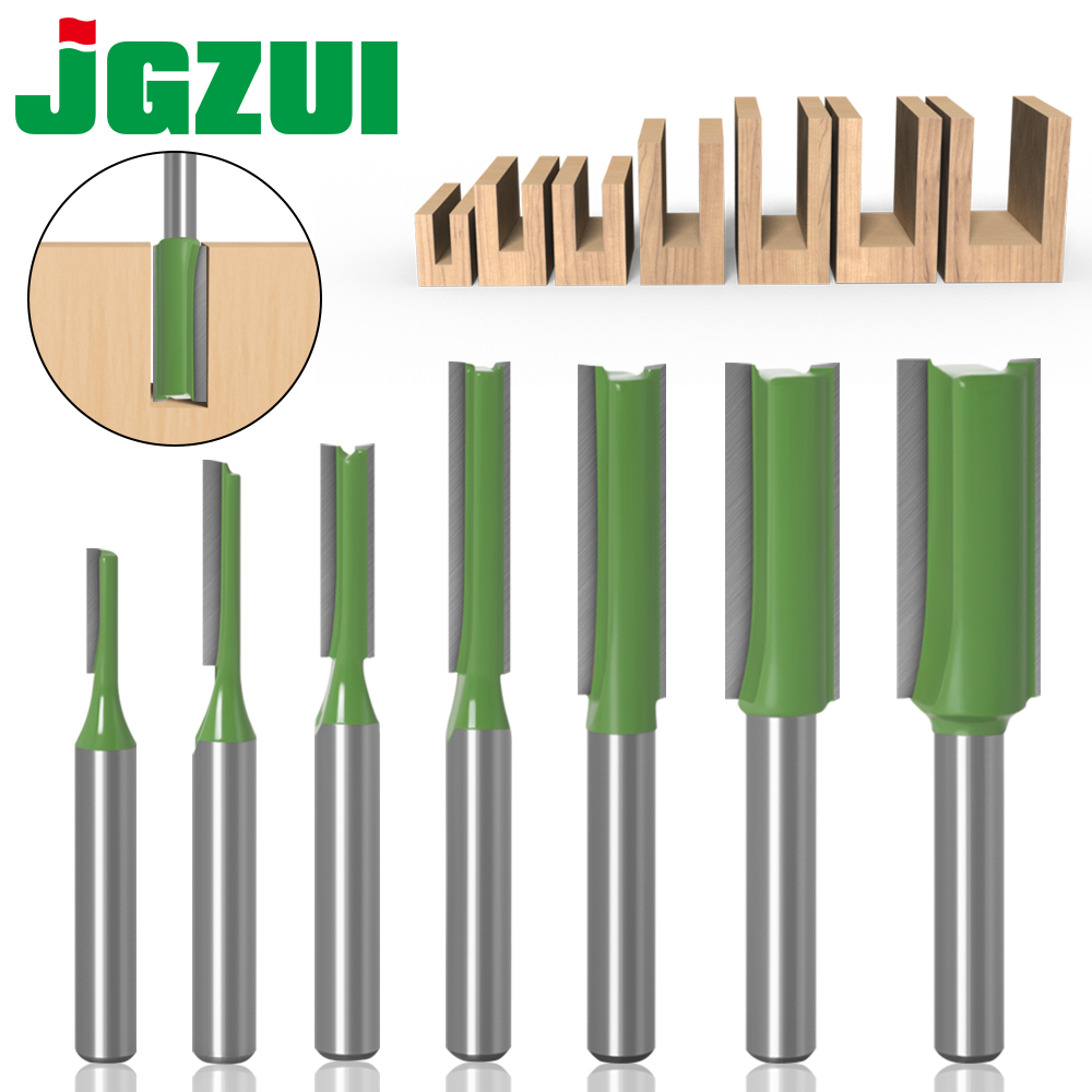 Woodworking Router Templates - 1-7pcs 6mm 1/4 inch Shank Single
