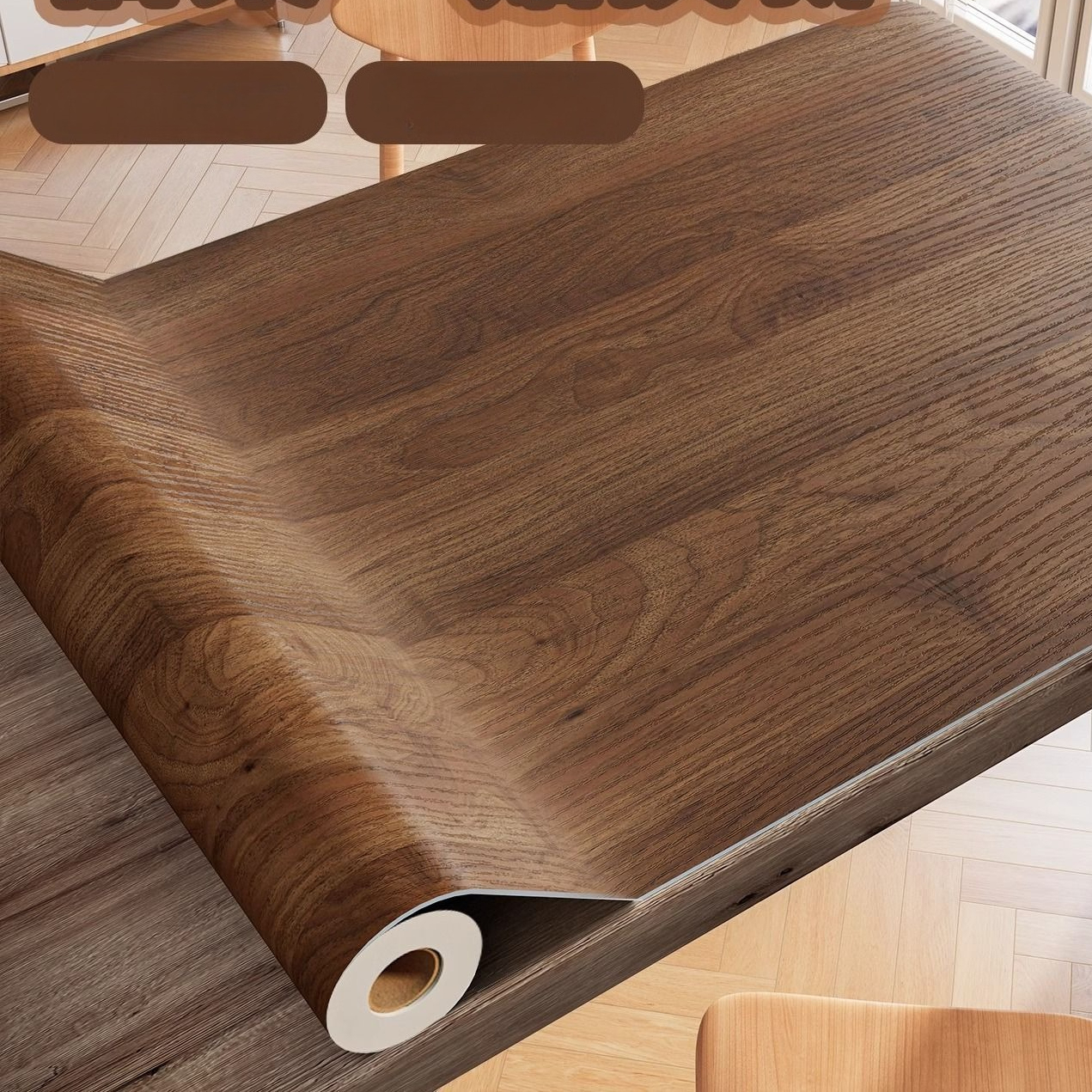 Woodworking Oil Finish - Thickened Book Desktop Stickers Waterproof Oil