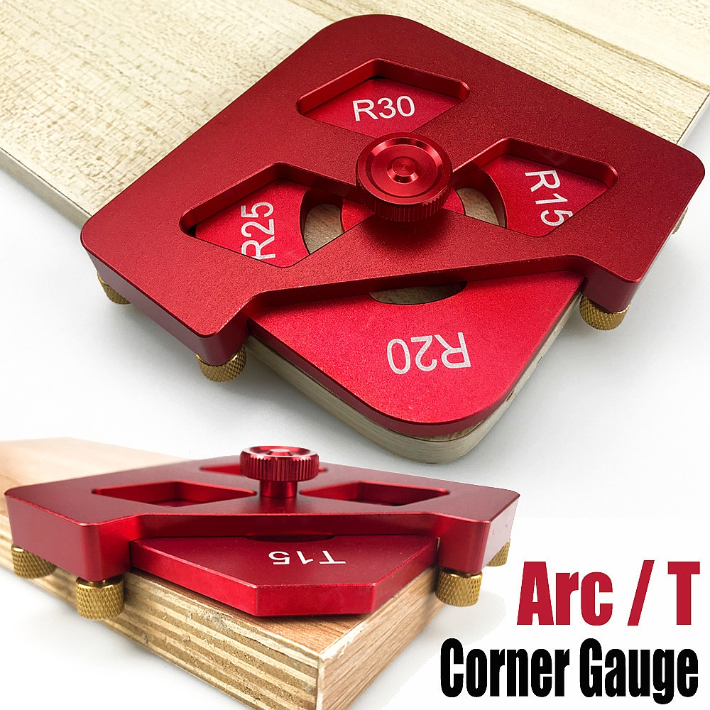 Woodworking Router Templates - Woodworking Corner Radius Template Router Jig