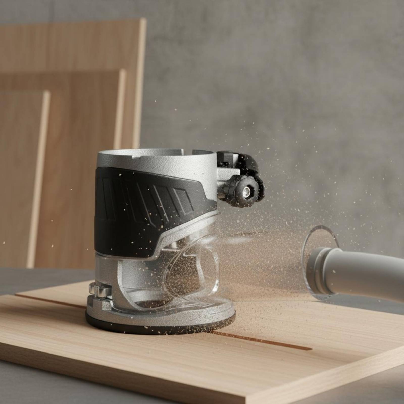 Transparent Router Dust Hood T - Woodworking And Carpentry บทวิจารณ์และราคา