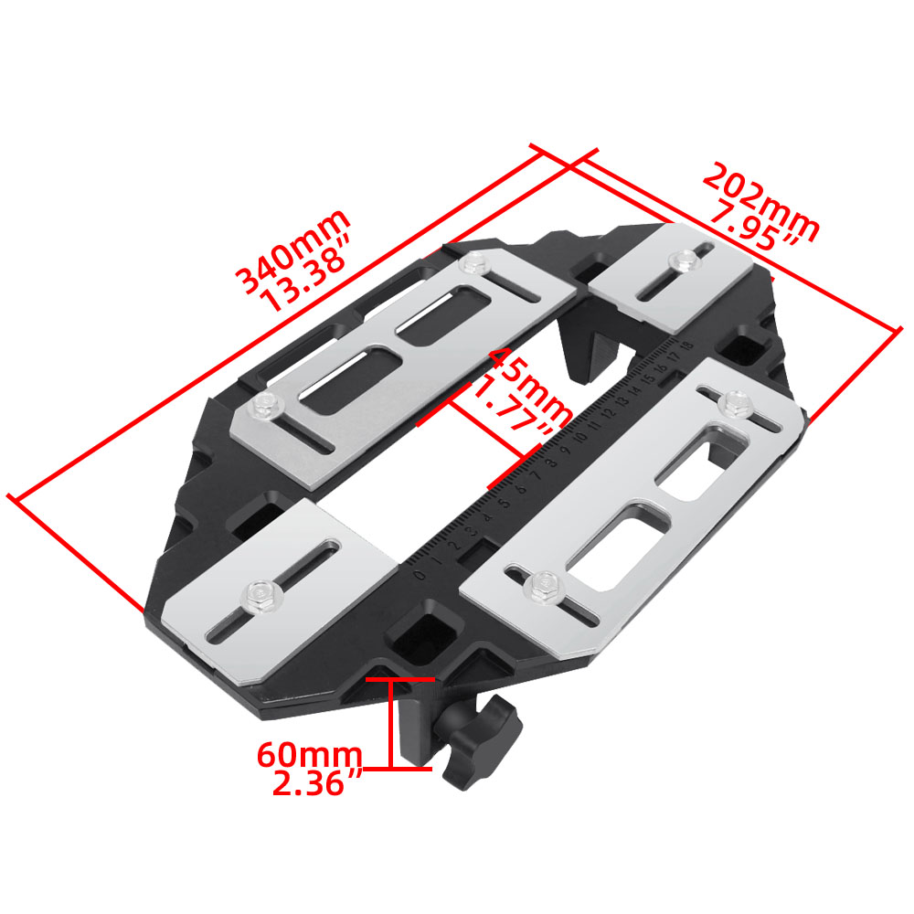 New Woodworking Slotting Locat - Woodworking Router Templates บทวิจารณ์และราคา