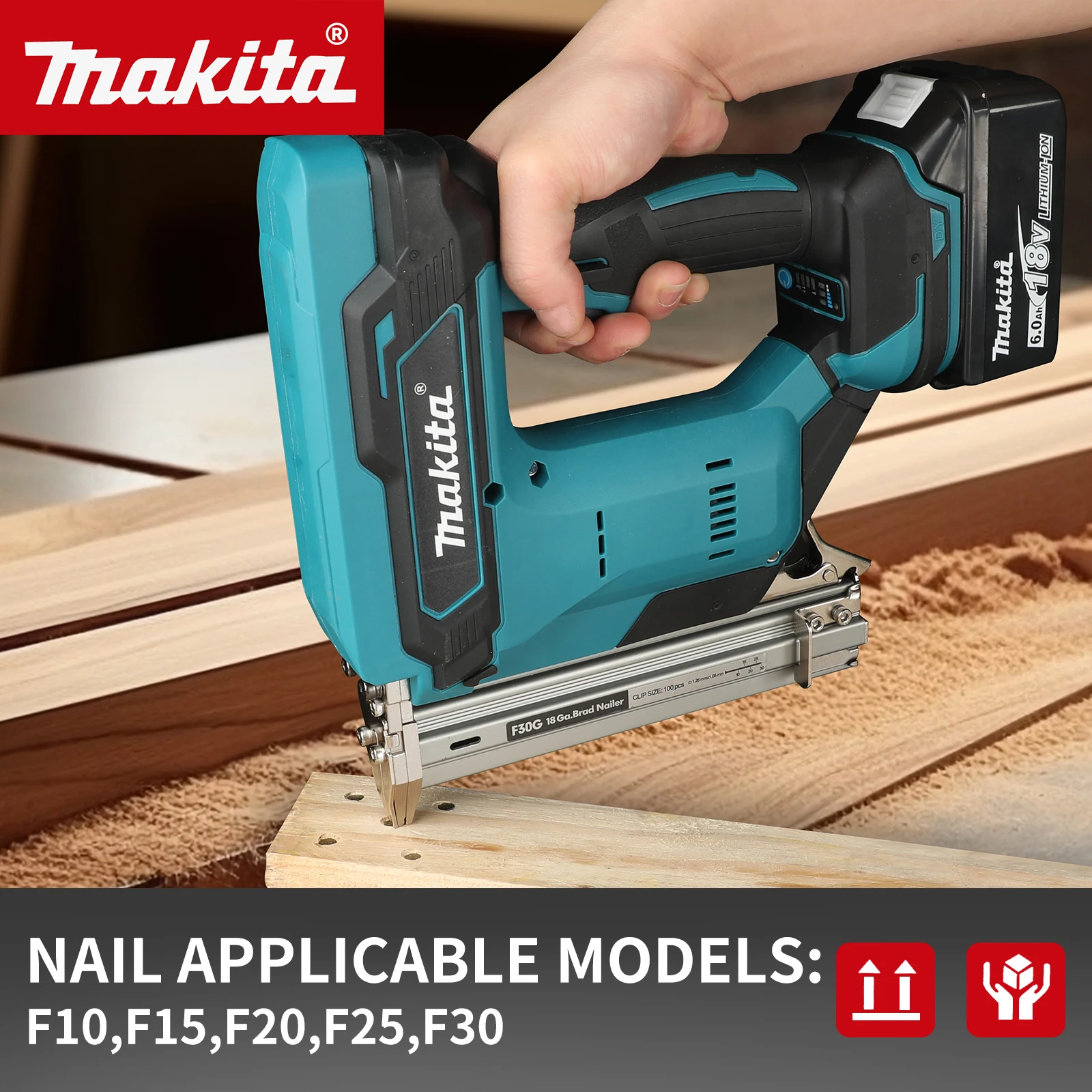 Makita Lithium-Ion Nail Gun:18 - Woodworking Nail Gun บทวิจารณ์และราคา