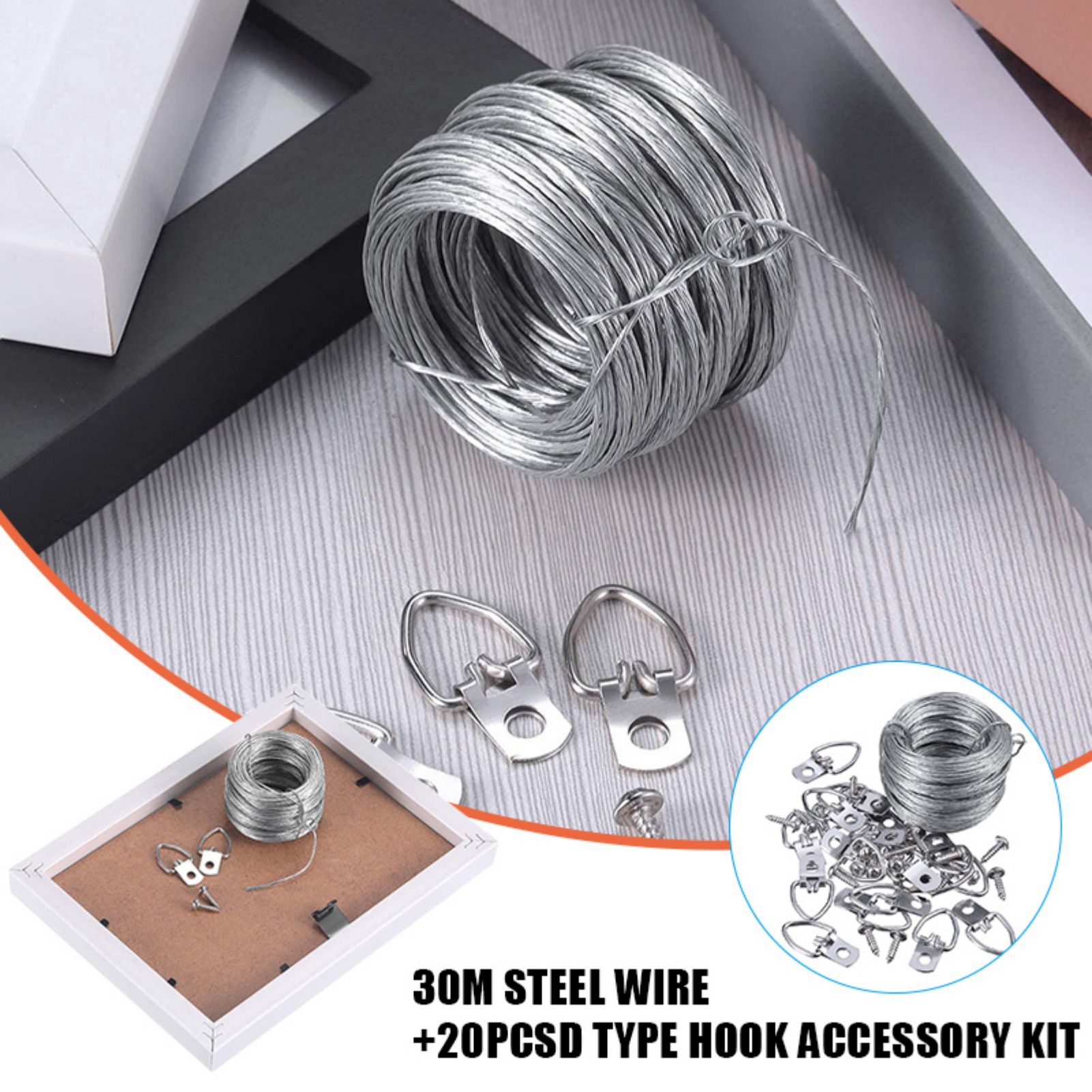 Heavy Duty Picture Hanging Kit - Woodworking Shop บทวิจารณ์และราคา