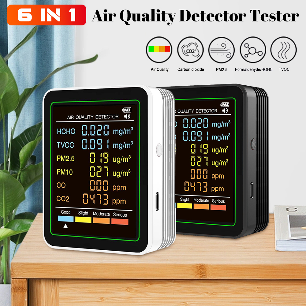 6in1 Air Quality Detector Test - Woodworking Apps บทวิจารณ์และราคา