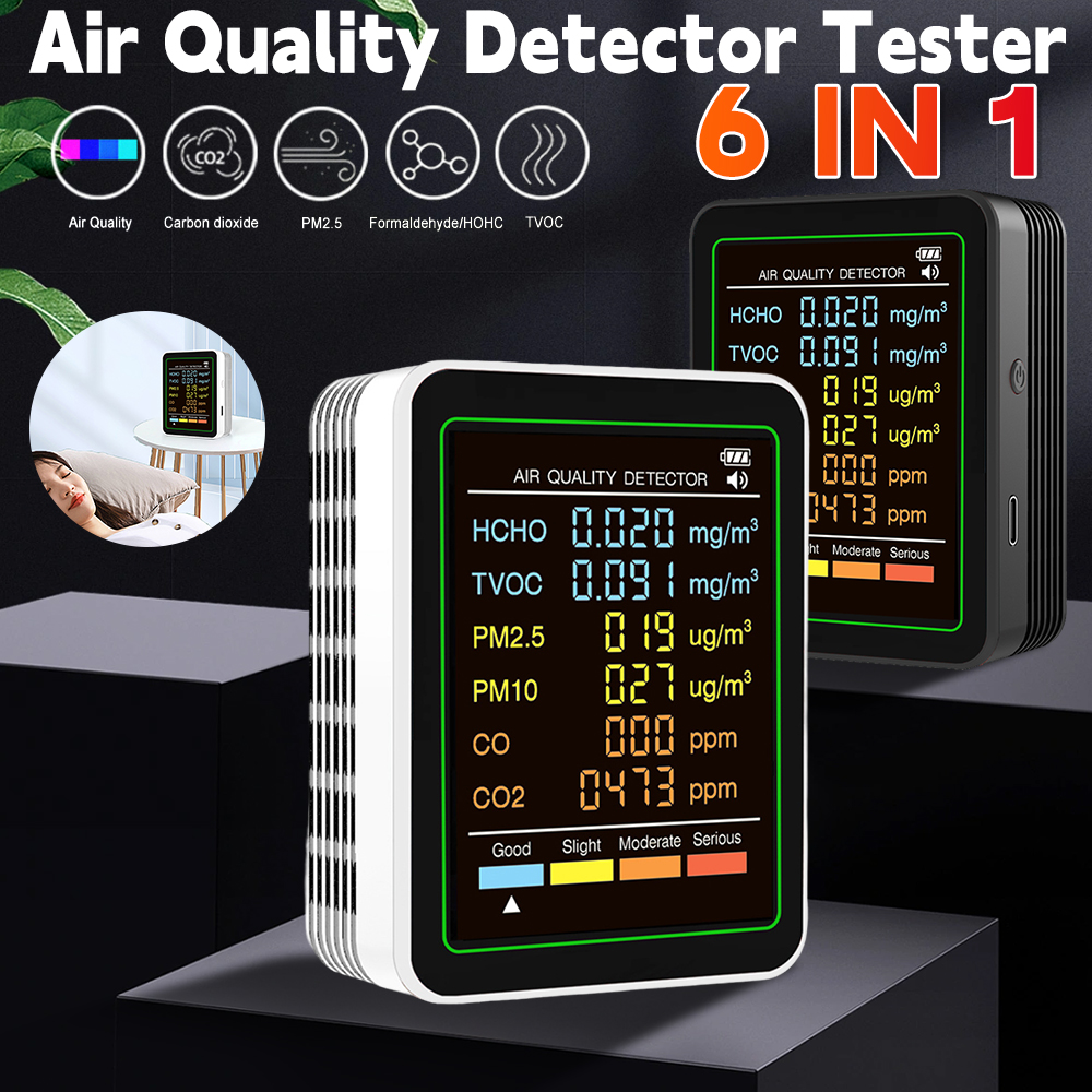6in1 Air Quality Detector Test - Woodworking Apps บทวิจารณ์และราคา