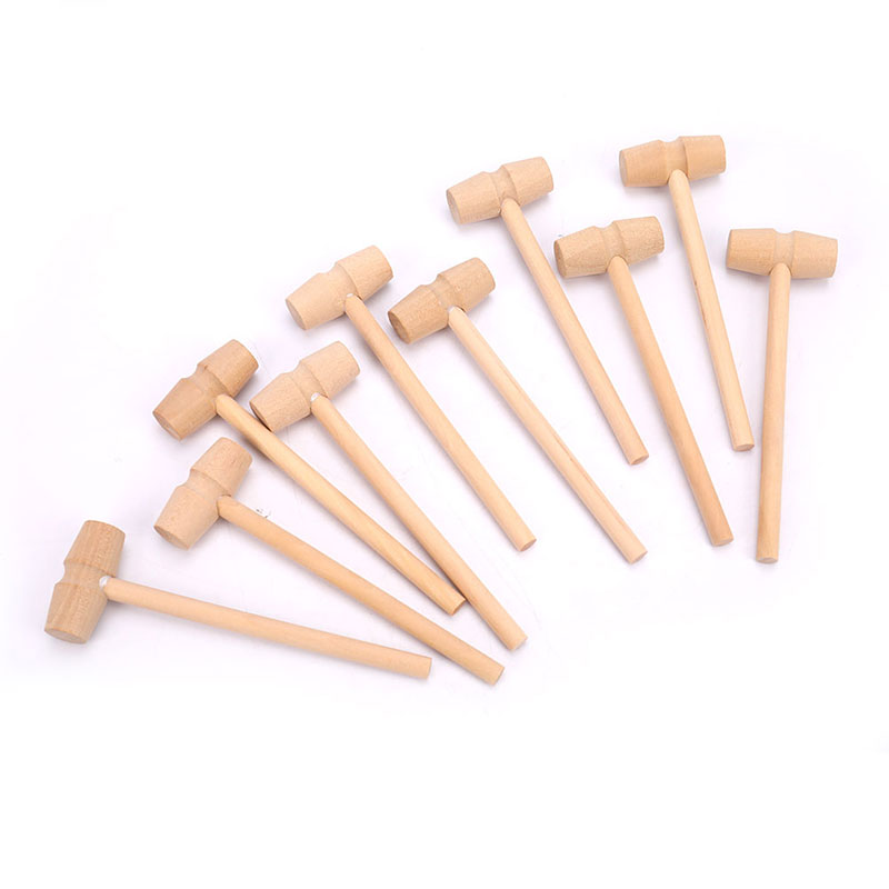 10 Pieces Mini Unique Kitchen  - Wooden Mallet Carving บทวิจารณ์และราคา