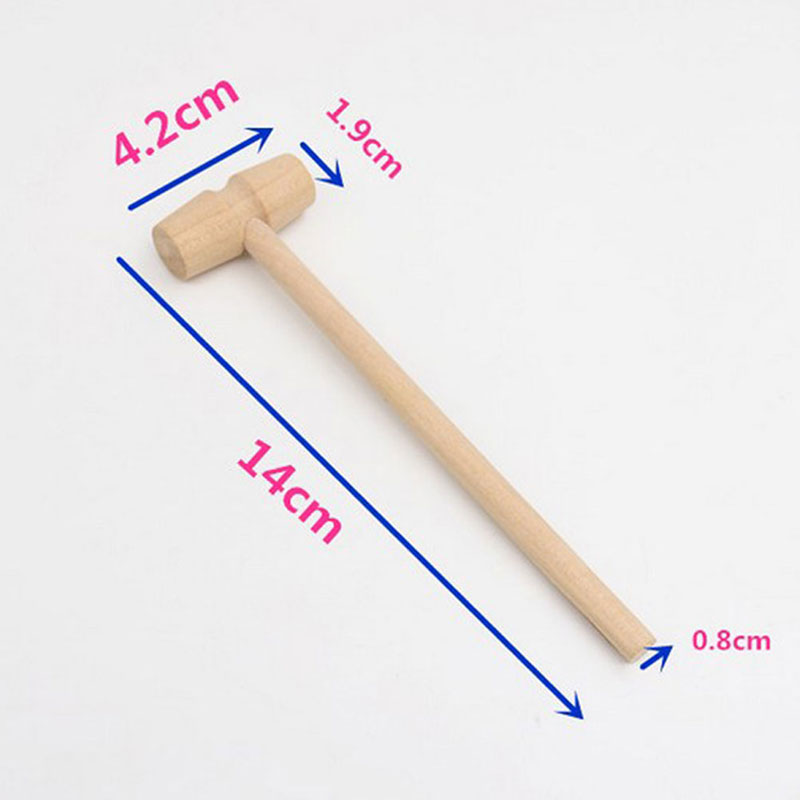 10 Pieces Mini Unique Kitchen  - Wooden Mallet Carving บทวิจารณ์และราคา