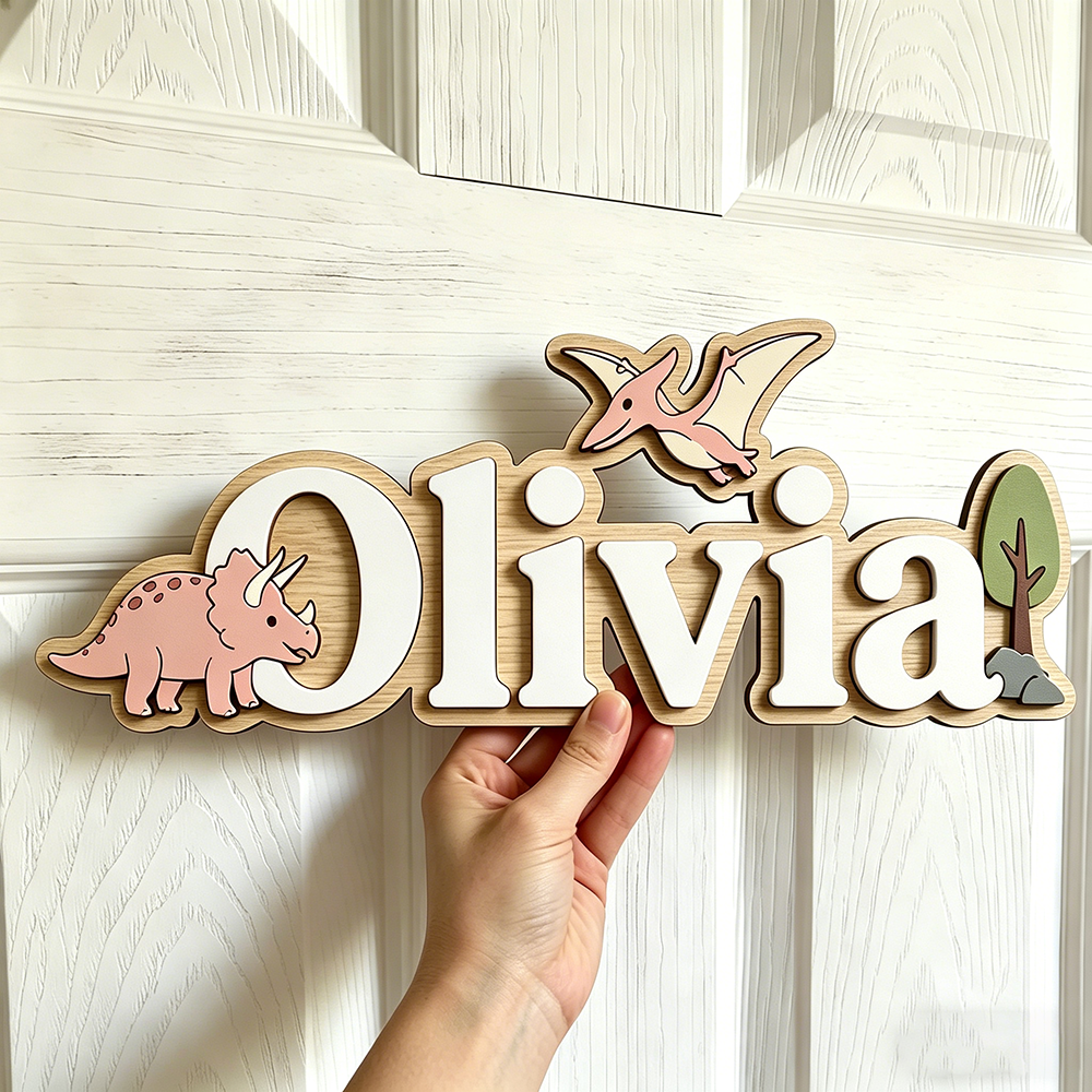 Personalized Dinosaur Name Sig - Woodworking For Beginners บทวิจารณ์และราคา
