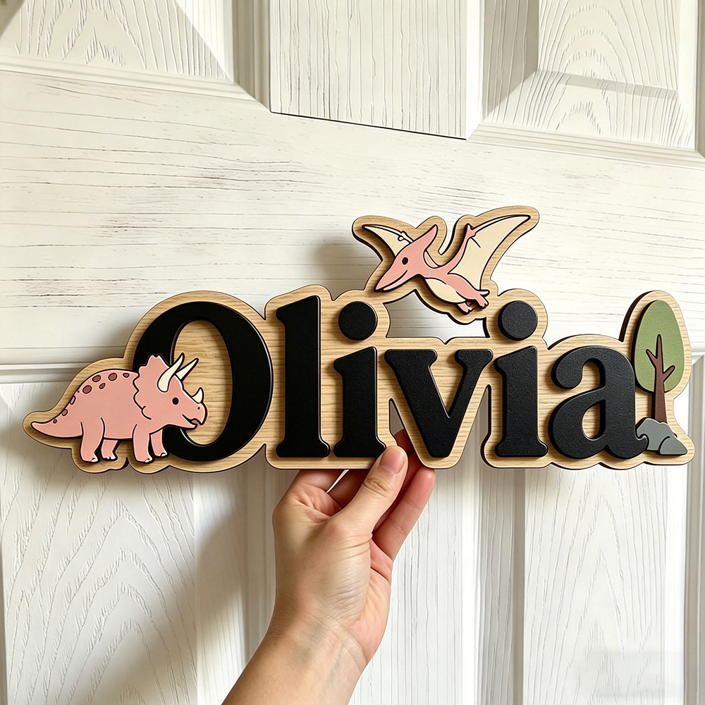 Personalized Dinosaur Name Sig - Woodworking For Beginners บทวิจารณ์และราคา