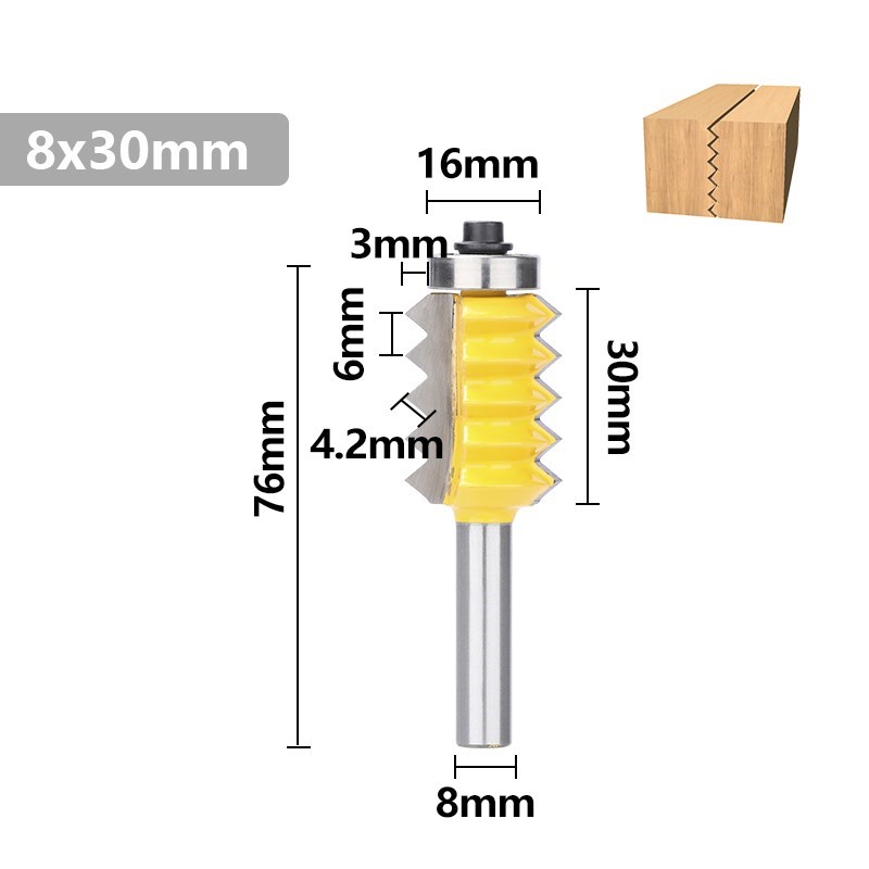 1PCS 8mm Shank Finger Joint Gl - Woodworking Joint Types บทวิจารณ์และราคา