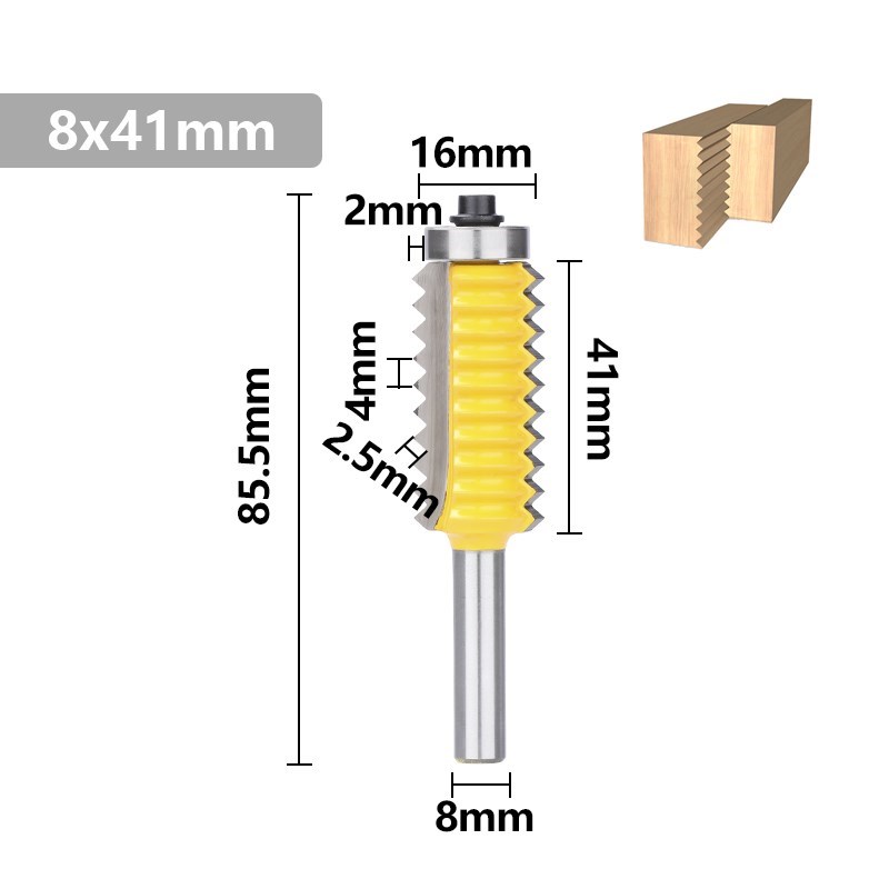1PCS 8mm Shank Finger Joint Gl - Woodworking Joint Types บทวิจารณ์และราคา