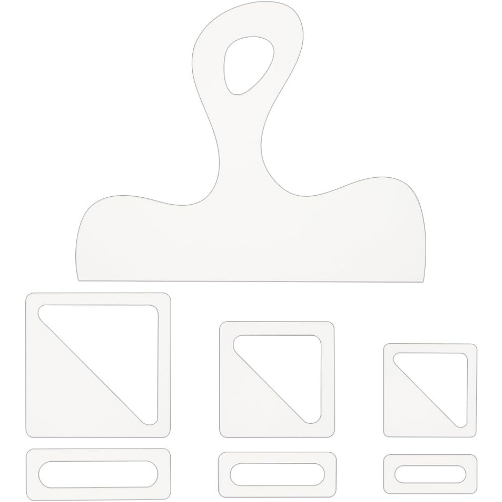 7Pcs Charcuterie Template Acry - Woodworking Router Templates บทวิจารณ์และราคา