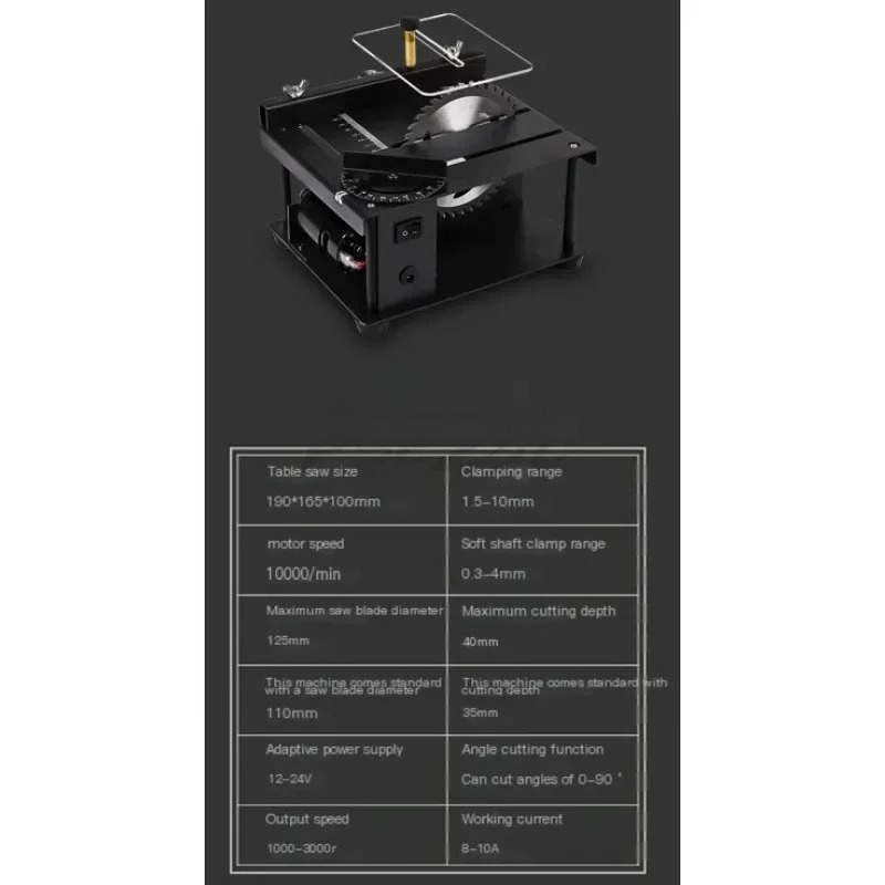 Micro Small Table Saw DIY Wood - Woodworking Studio บทวิจารณ์และราคา