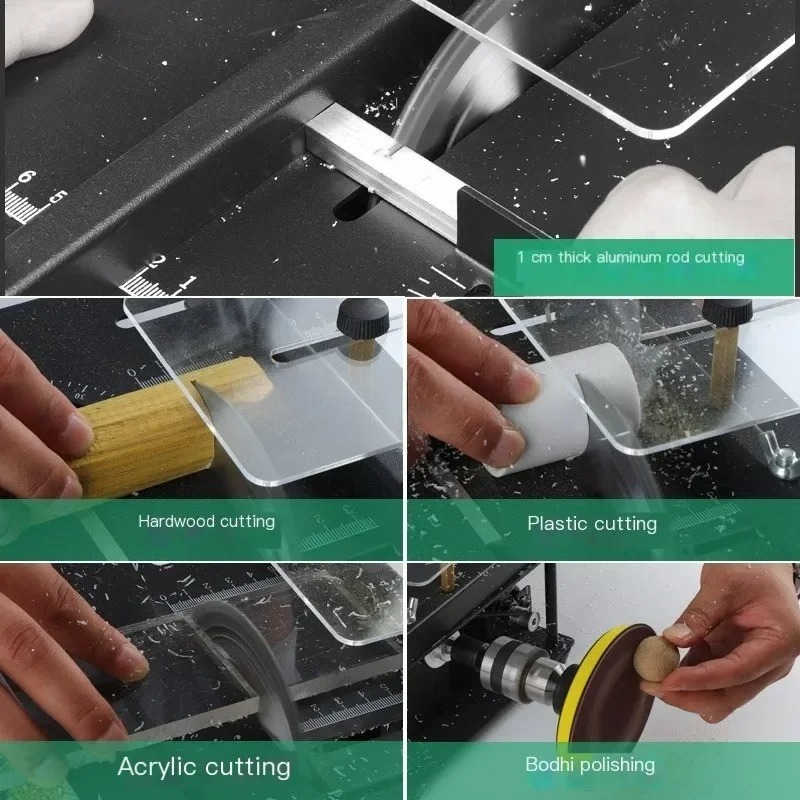 Micro Small Table Saw DIY Wood - Woodworking Studio บทวิจารณ์และราคา