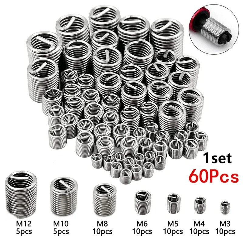 60pcs Stainless Steel Spiral W - Woodworking Shop บทวิจารณ์และราคา