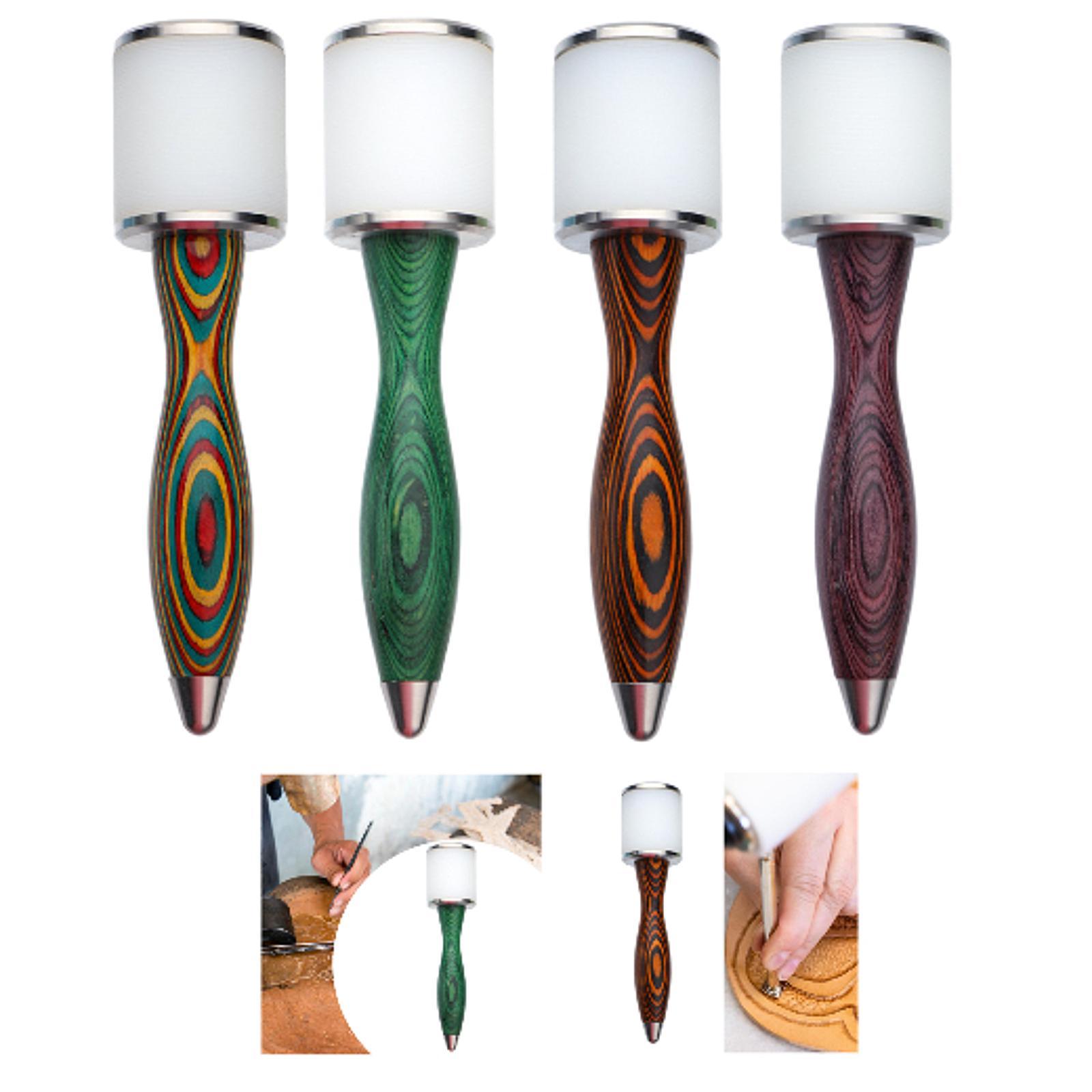 Leather Carving Hammer Leather - Wooden Mallet Carving บทวิจารณ์และราคา