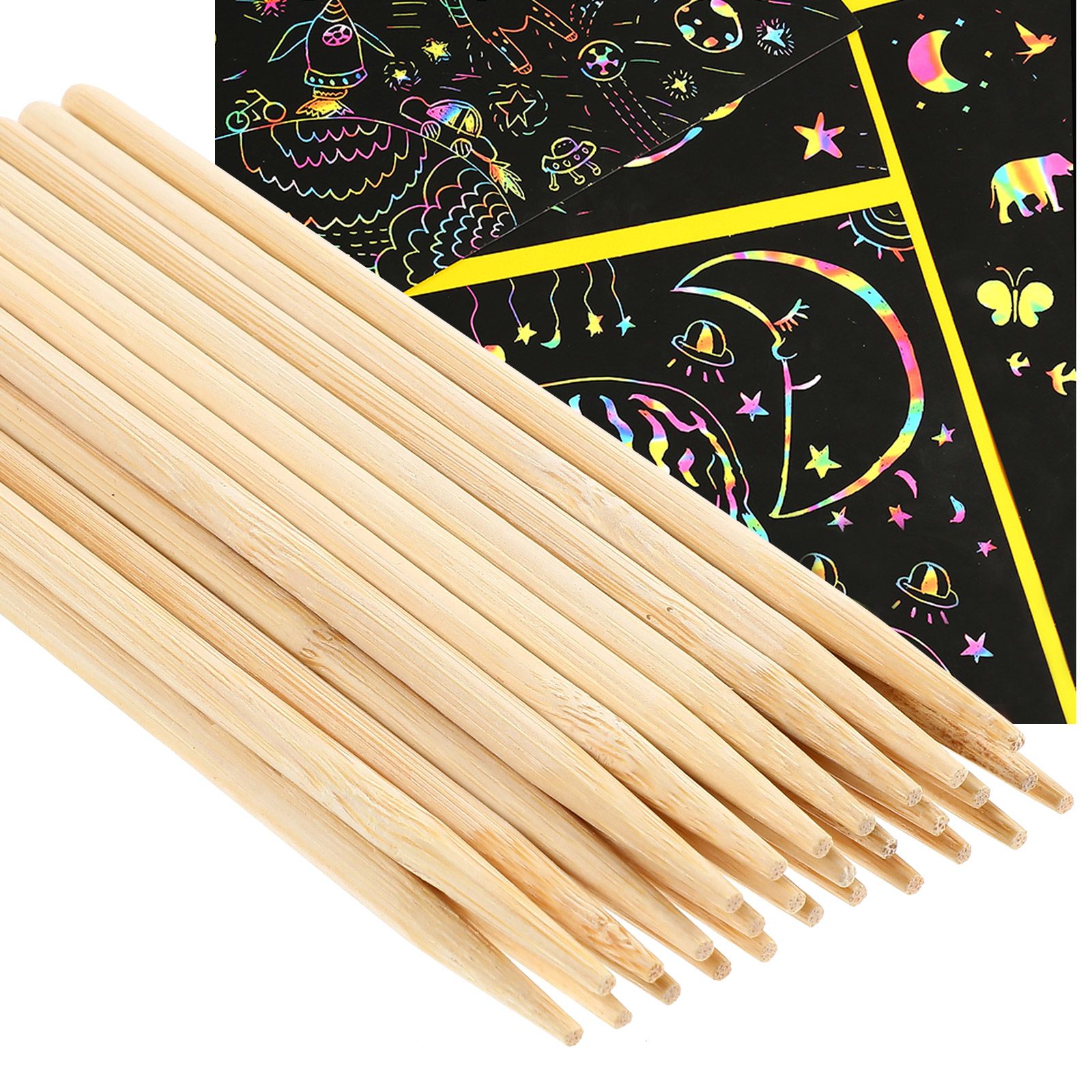 30pcs Scratch Bamboo Pens Wax  - Woodworking For Beginners บทวิจารณ์และราคา