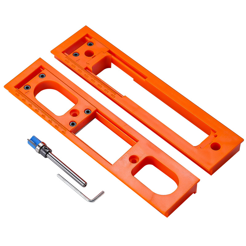1Pc Hinge Mortise Template Inv - Woodworking Router Templates บทวิจารณ์และราคา