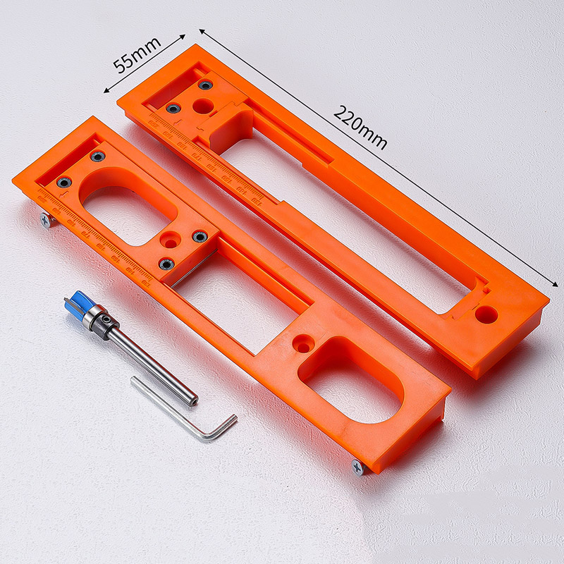 1Pc Hinge Mortise Template Inv - Woodworking Router Templates บทวิจารณ์และราคา
