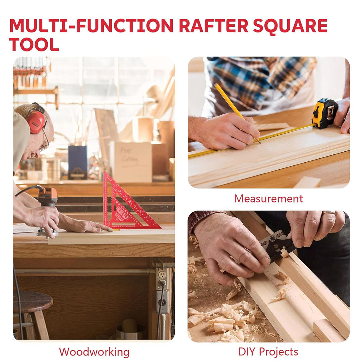 Aluminum Alloy Speed Square Hi - Woodworking Studio บทวิจารณ์และราคา