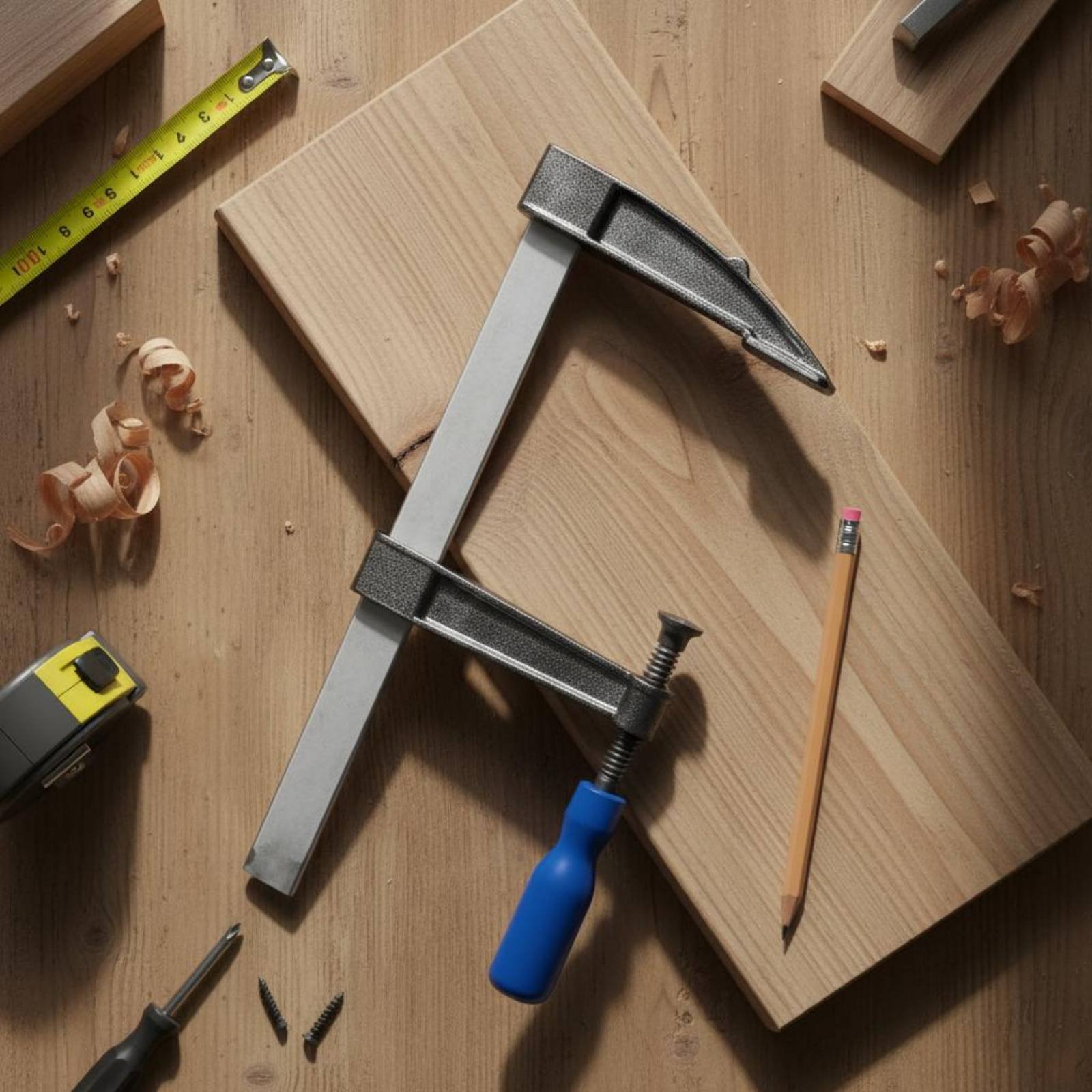 F-Clamp Effortless Adjustment  - Woodworking And Carpentry บทวิจารณ์และราคา
