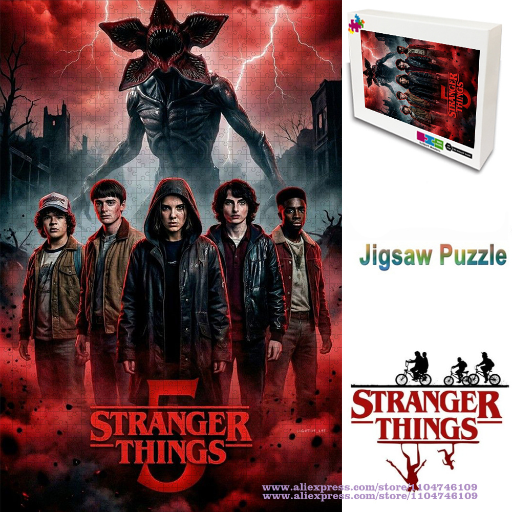 Stranger Things Puzzle Jigsaw  - Woodworking For Beginners บทวิจารณ์และราคา