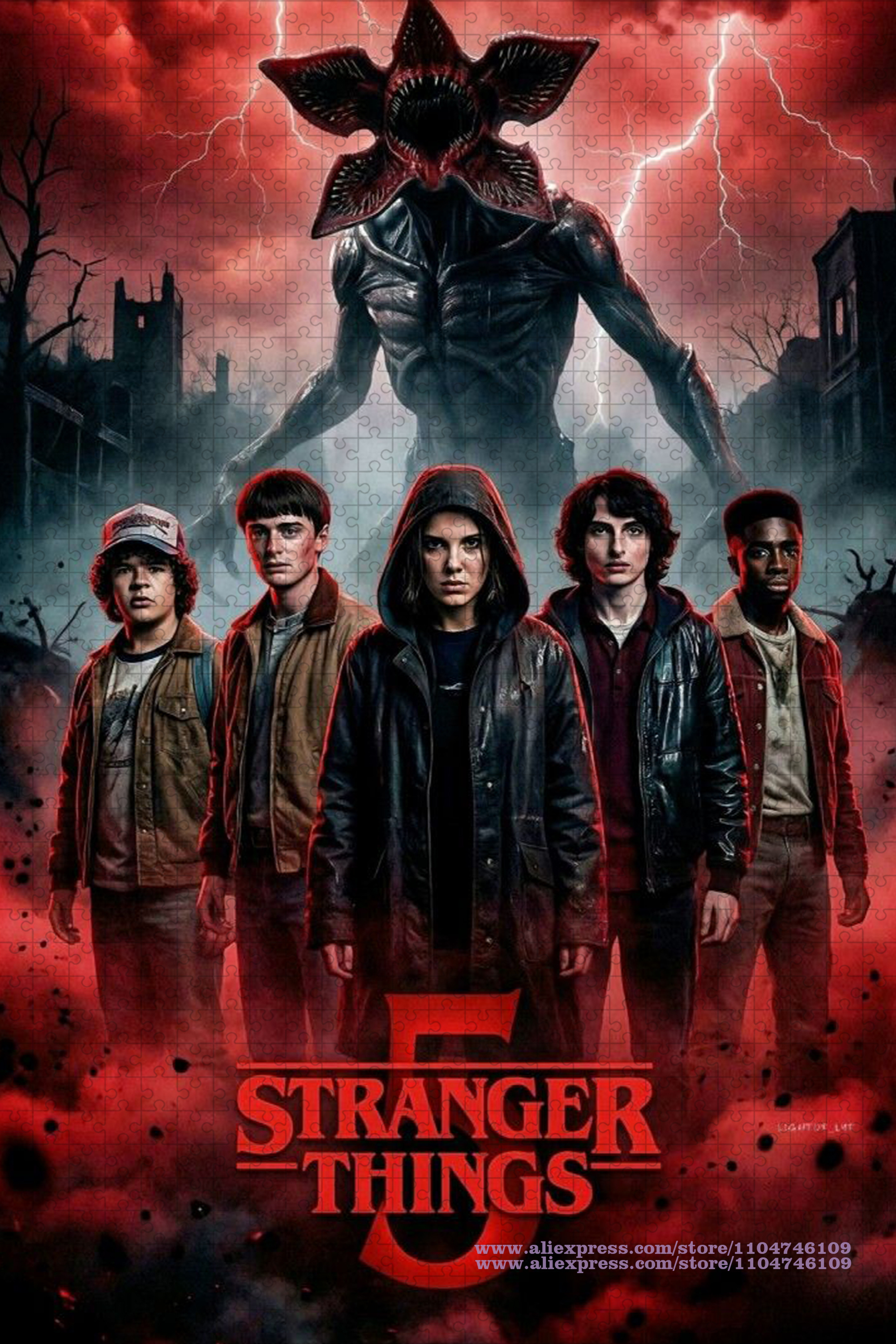 Stranger Things Puzzle Jigsaw  - Woodworking For Beginners บทวิจารณ์และราคา