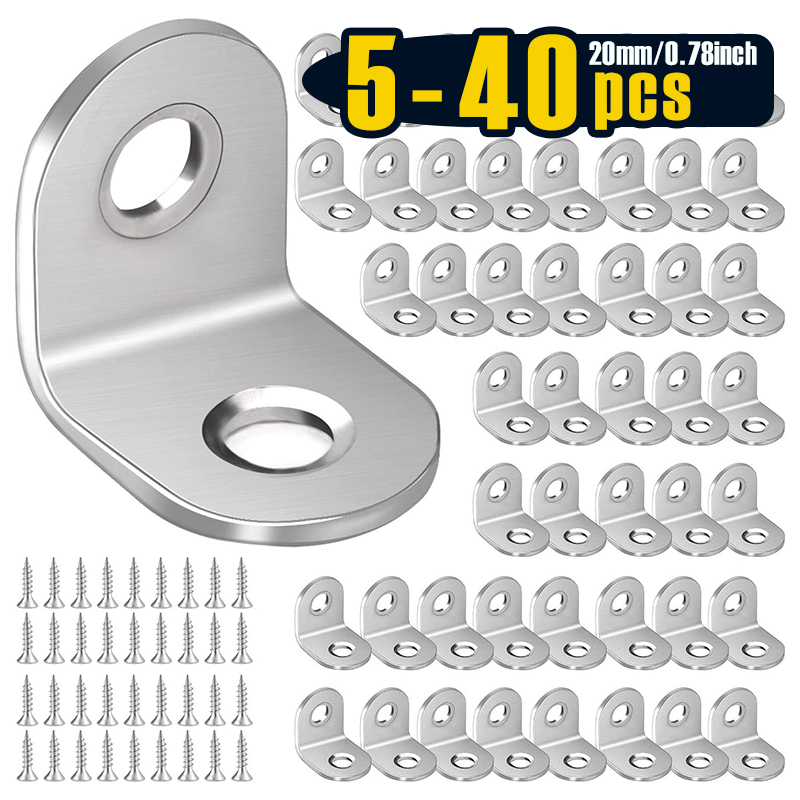 5-40 PCS 20 x 20 mm Stainless  - Woodworking X Brace บทวิจารณ์และราคา