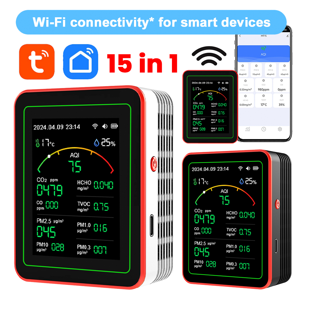 Tuya WiFi 15-in-1 Household CO - Woodworking Apps บทวิจารณ์และราคา