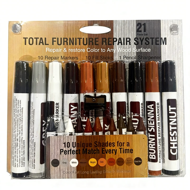 6-12Pcs Furniture Touch Up Mar - Woodworking Oil Finish บทวิจารณ์และราคา