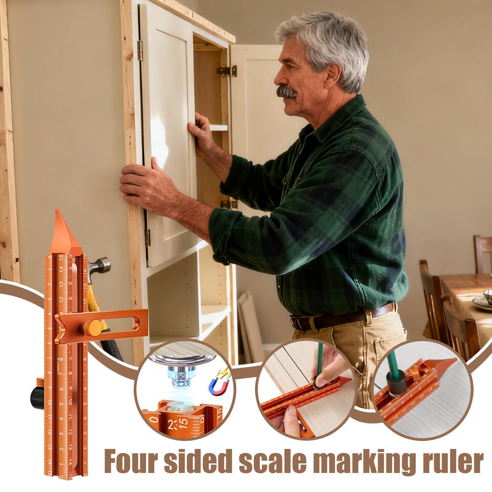 Woodworking Ruler Magnetic Bas - Woodworking And Carpentry บทวิจารณ์และราคา