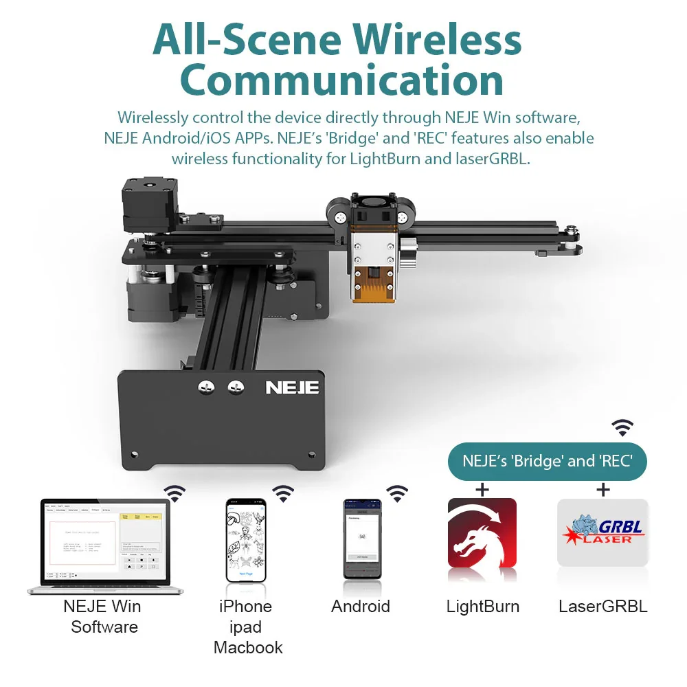NEJE 5 A40640/E40/E30/A40630/N - Woodworking Apps บทวิจารณ์และราคา
