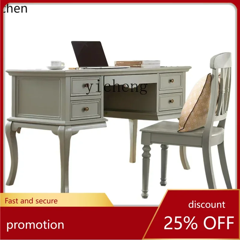 O15-  American country desk pa - Woodworking Desk Chair บทวิจารณ์และราคา