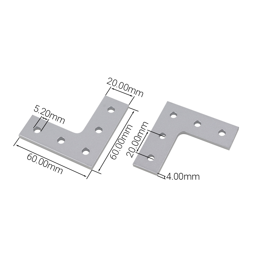 4Pcs L Type 5 Hole 90 Degree J - Woodworking Joint Types บทวิจารณ์และราคา