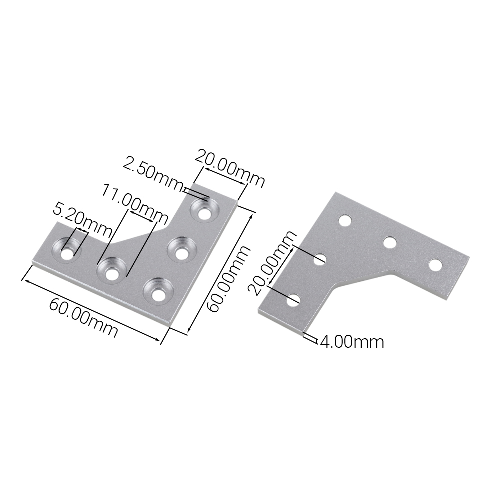4Pcs L Type 5 Hole 90 Degree J - Woodworking Joint Types บทวิจารณ์และราคา