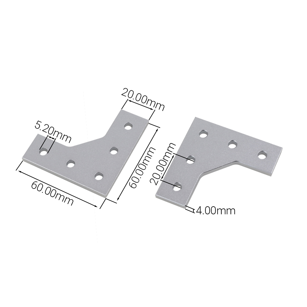 4Pcs L Type 5 Hole 90 Degree J - Woodworking Joint Types บทวิจารณ์และราคา