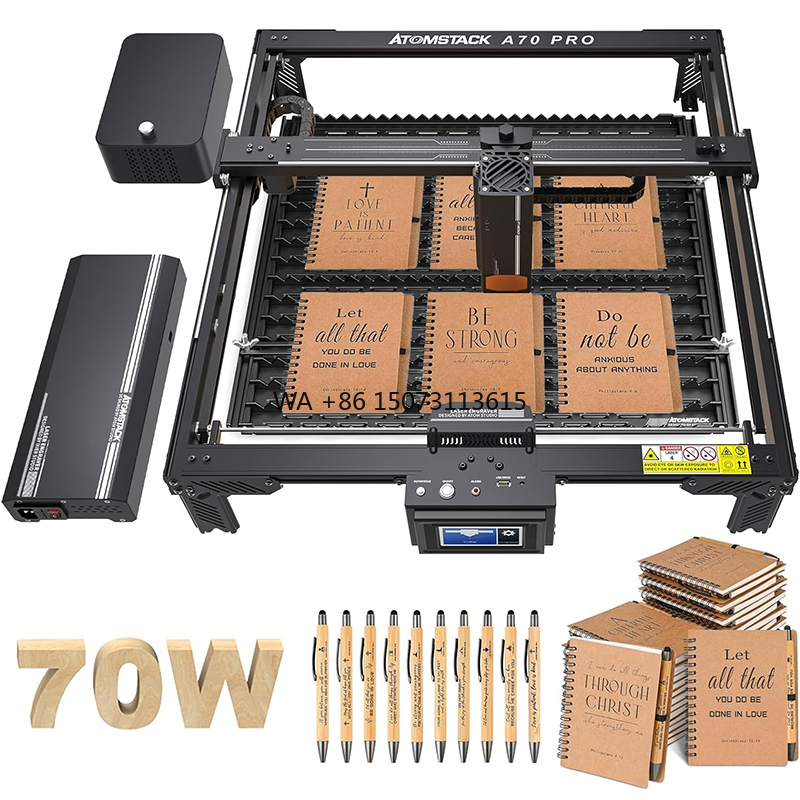 ATOMSTACK A70 X70 Pro 70W Lase - Woodworking Logo บทวิจารณ์และราคา