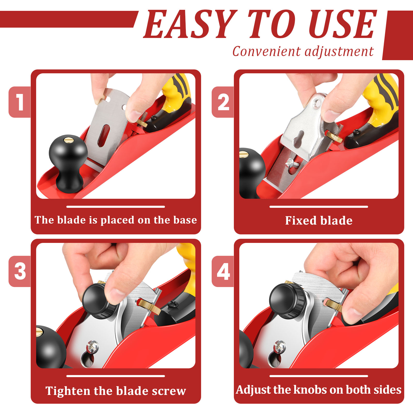 Wood Hand Planer Set Hand Tool - Woodworking Shop บทวิจารณ์และราคา