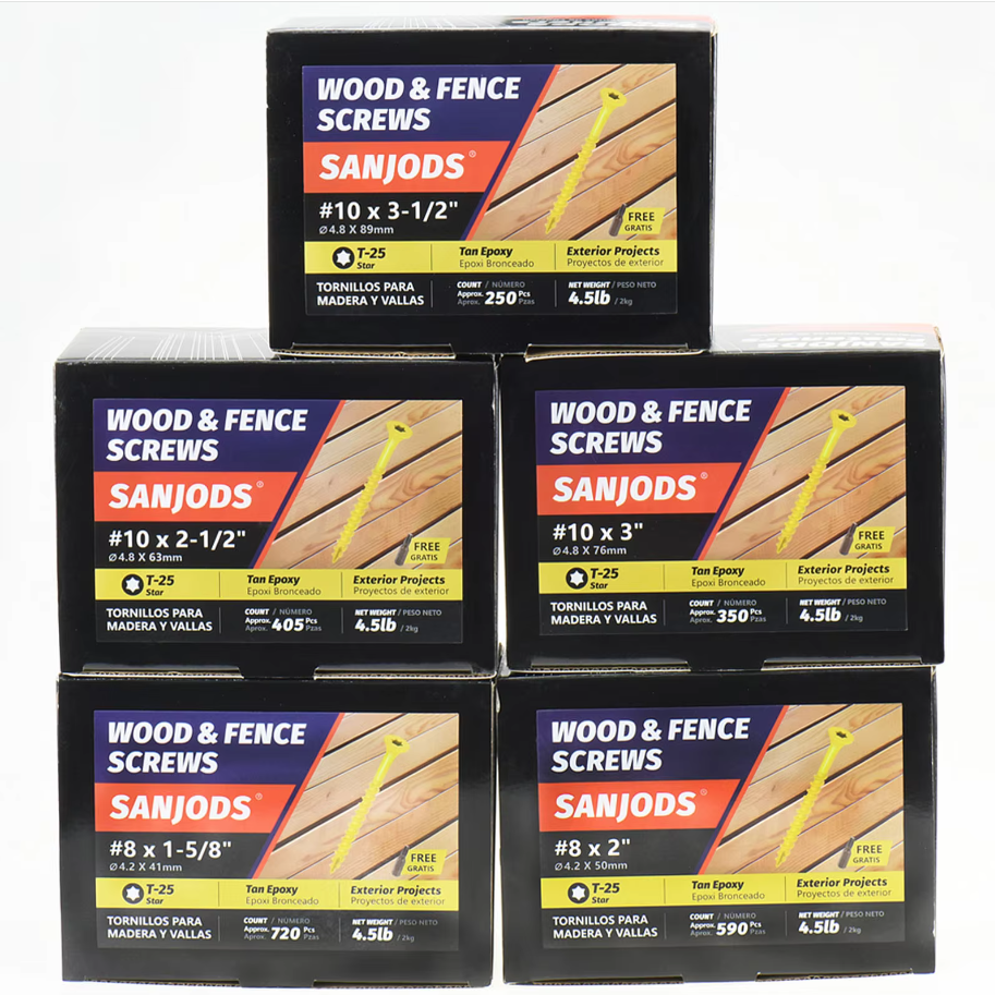 4.5lb Deck Screws, #8 #10 Wood - Woodworking Epoxy บทวิจารณ์และราคา