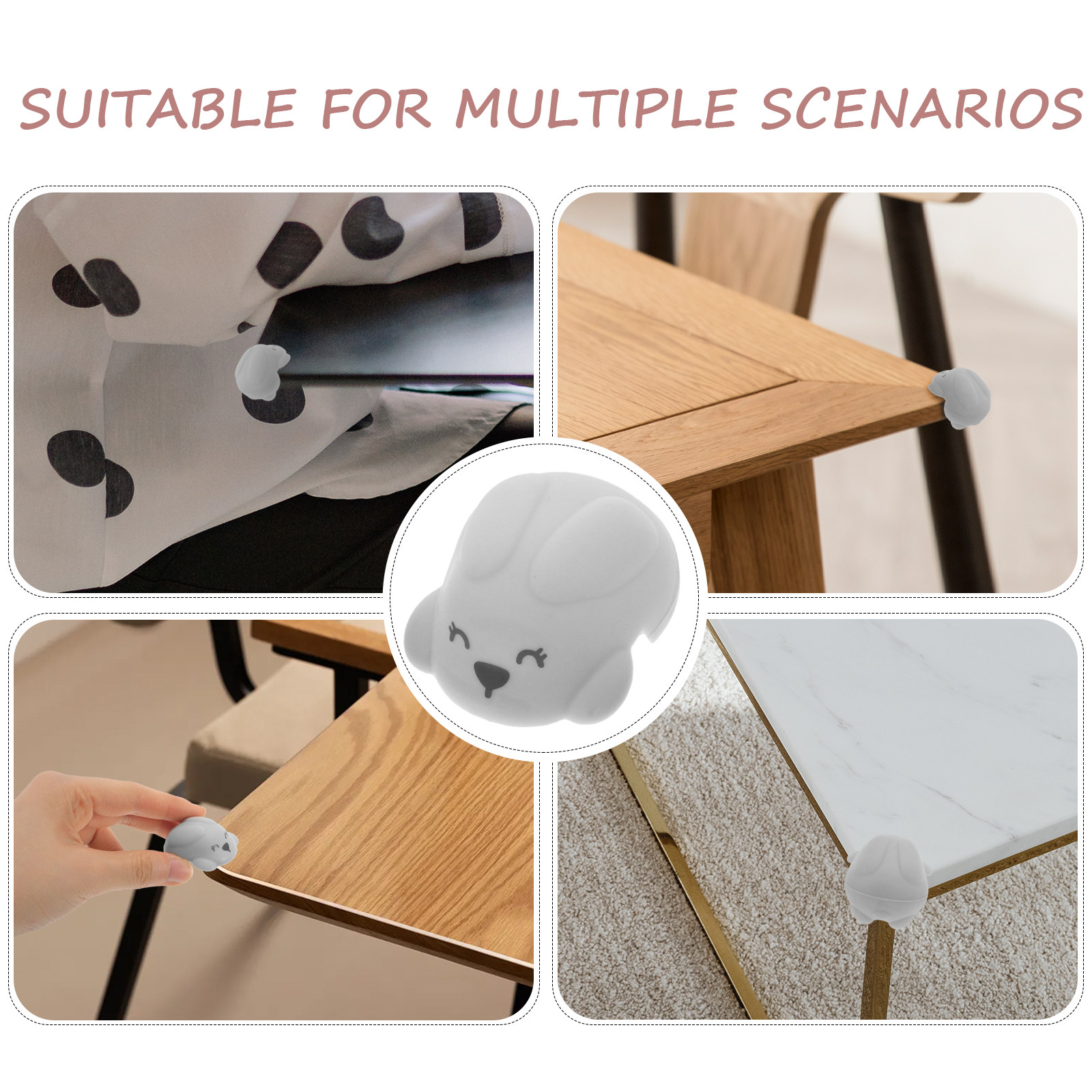 4Pcs Silicone Corner Protector - Woodworking Desk Chair บทวิจารณ์และราคา