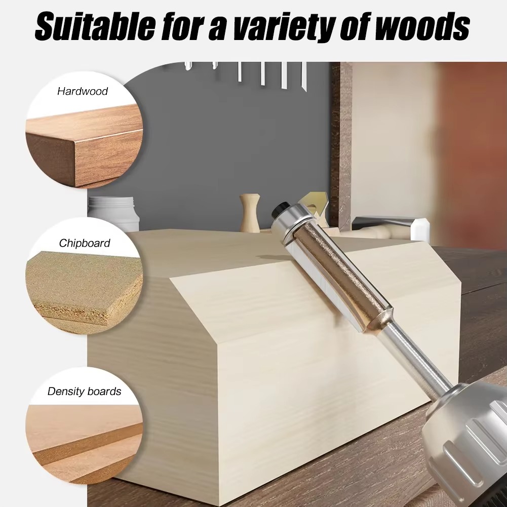 1 PC 6mm 1/4in Shank Z3 Flush  - Woodworking Router Templates บทวิจารณ์และราคา