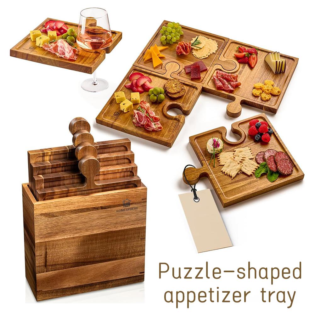 Wooden Puzzle Shaped Appetizer - Woodworking Plan บทวิจารณ์และราคา