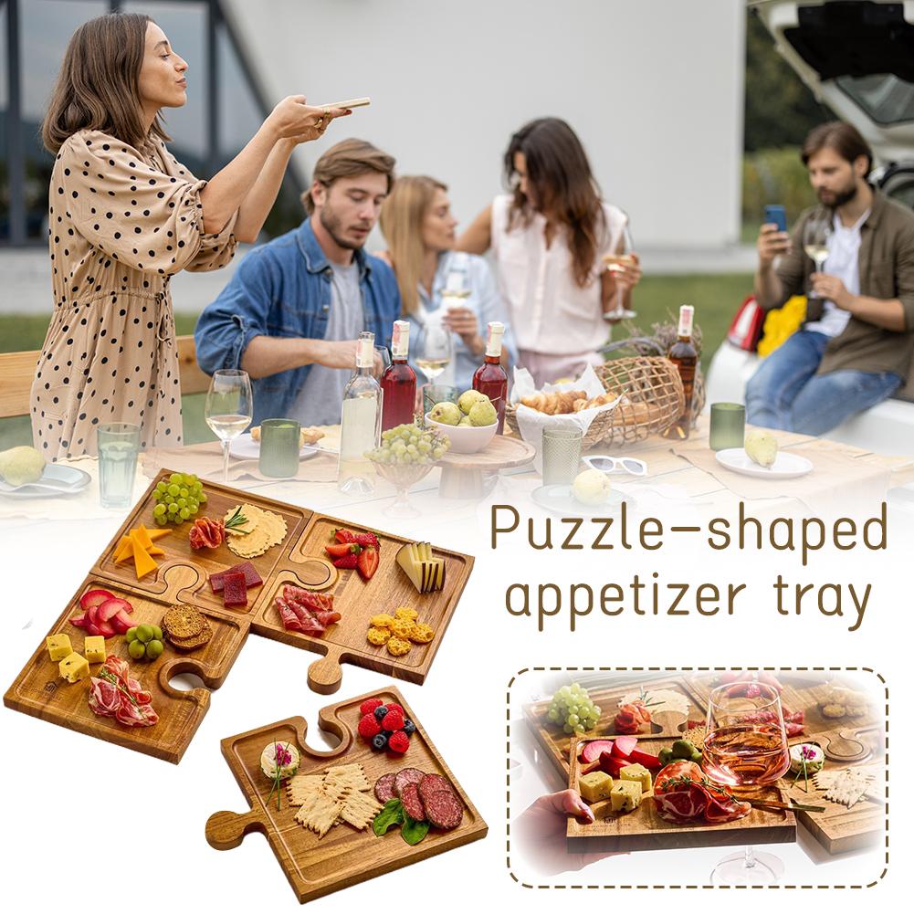 Wooden Puzzle Shaped Appetizer - Woodworking Plan บทวิจารณ์และราคา